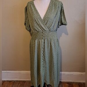 Pretty Garden green dress.